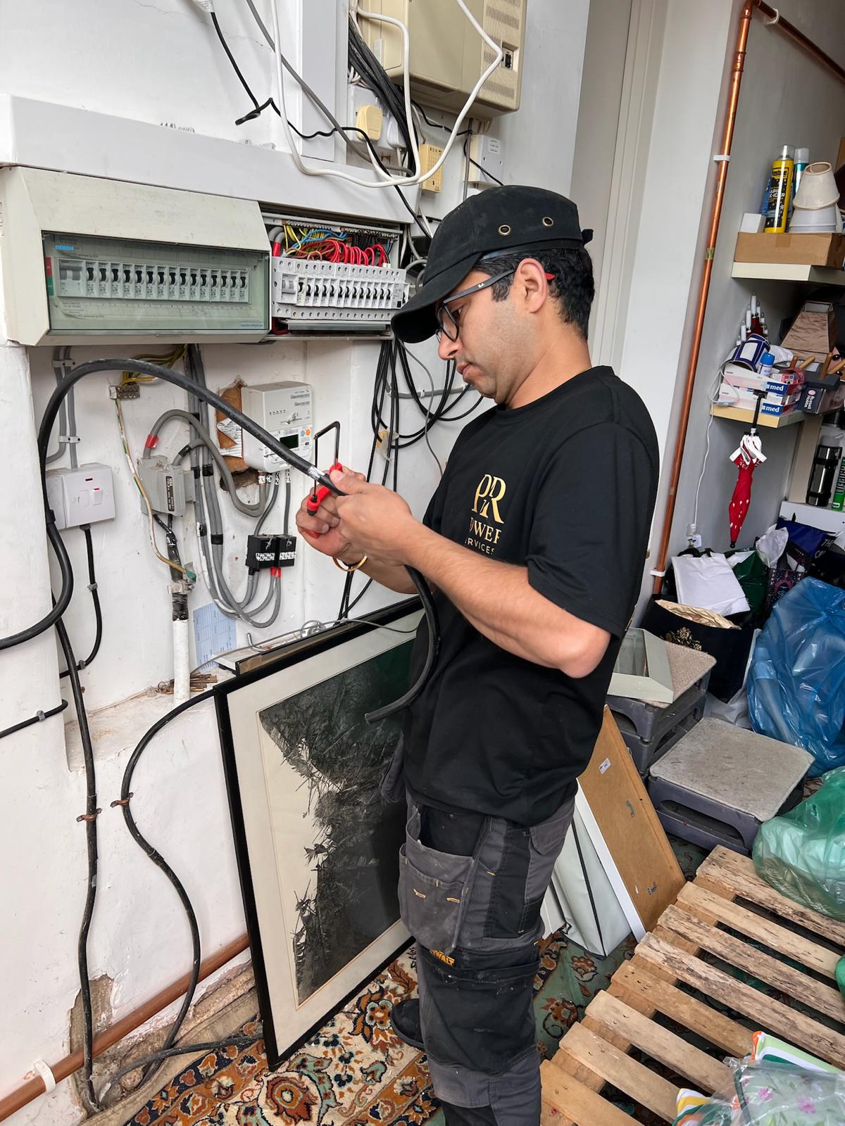 Premium electrical installation — clean finish and concealed routing