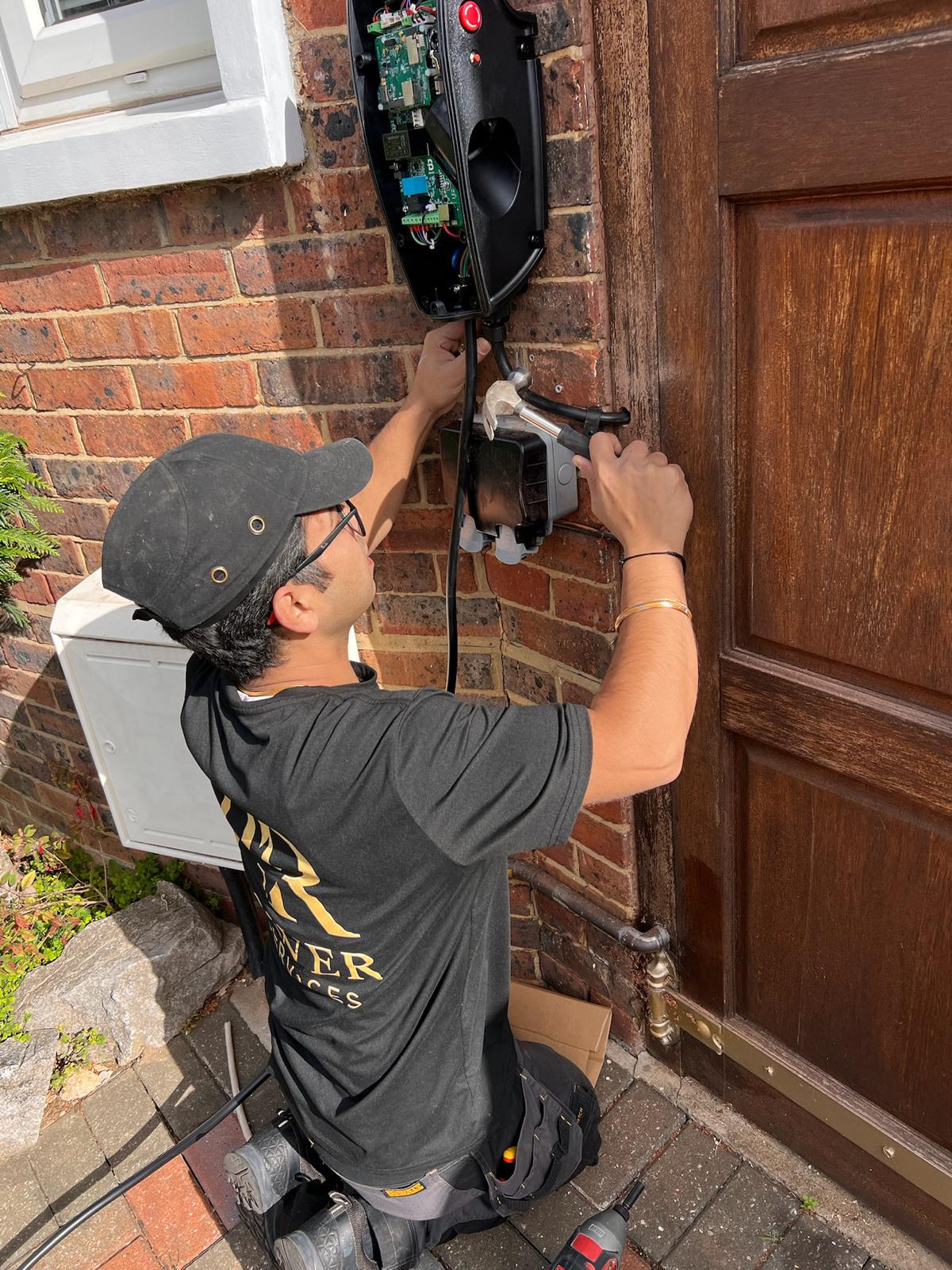 EV charger installation